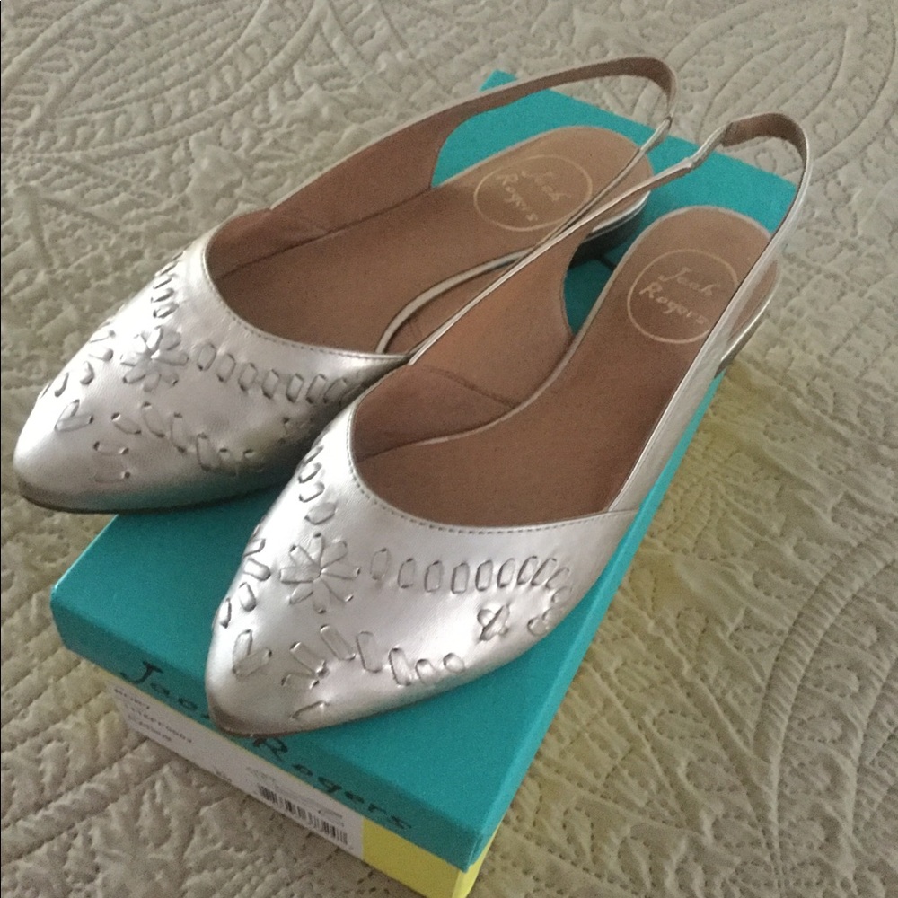 Jack Rogers Rory Flats Size 8, Excellent!